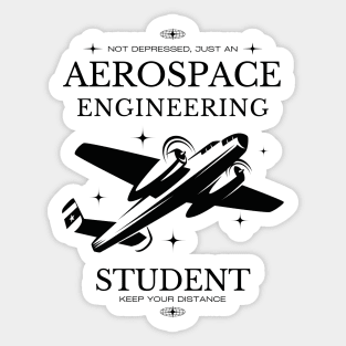 Aerospace Engineering  - White Version - Engineers Sticker